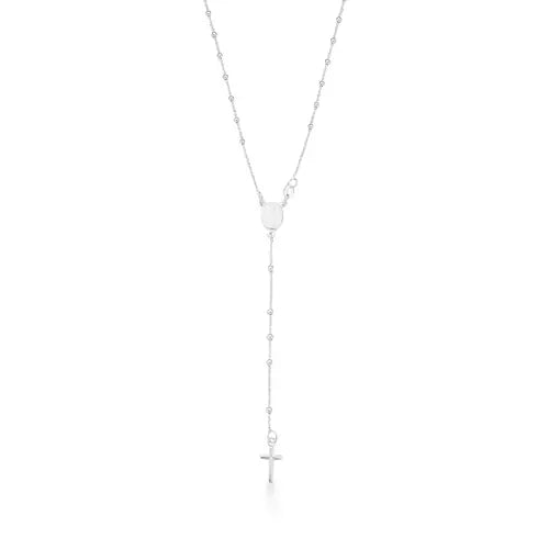 Terço de Prata - 56 cm