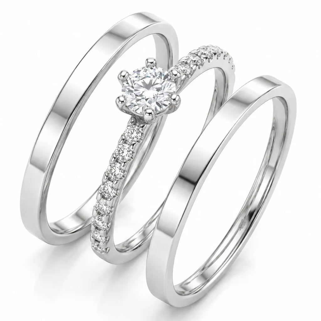 Alianças de Namoro em Prata 950 BELLA 2mm