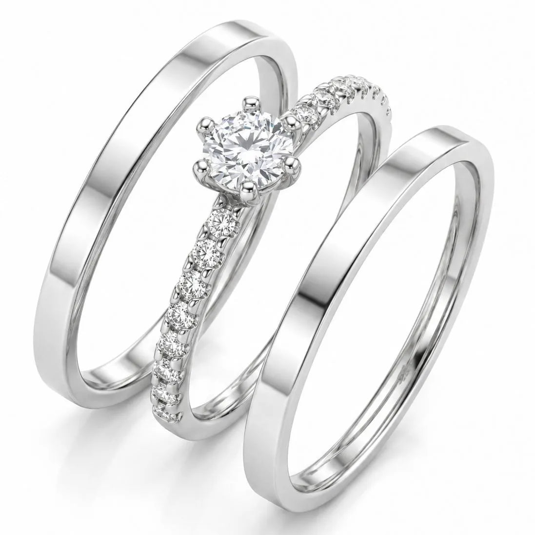Alianças de Namoro em Prata 950 BELLA 2mm