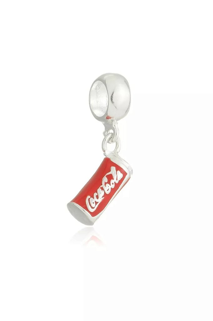 BERLOQUE COCA COLA PULSEIRA PANDORA - PRATA 925
