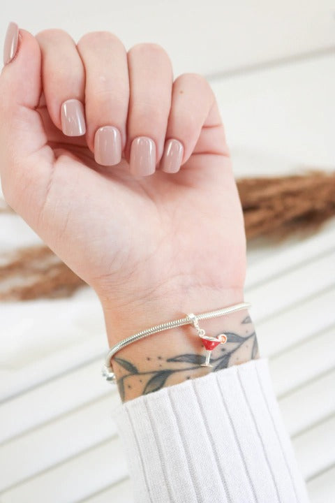 Berloque de pulseira pandora Drink - PRATA 925