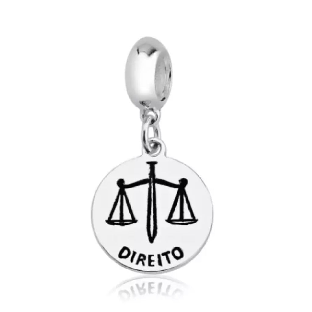 Berloque de pulseira pandora Profissão Direito - PRATA 925