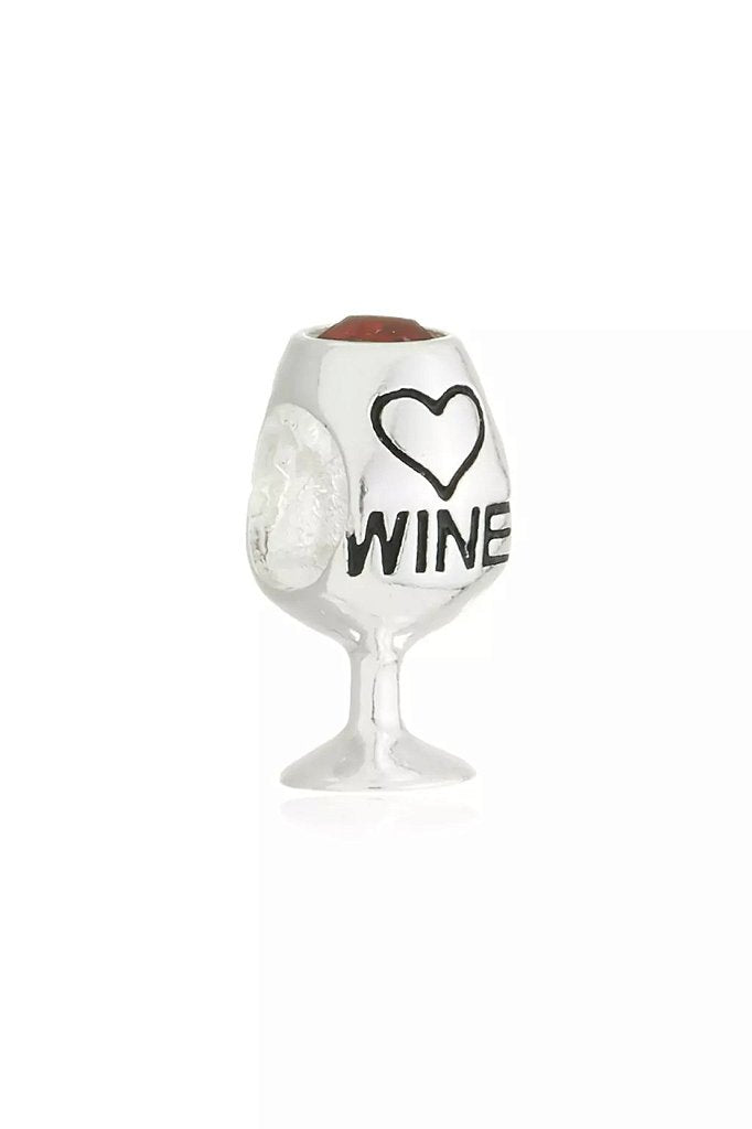 Berloque de pulseira pandora wine - Prata 925
