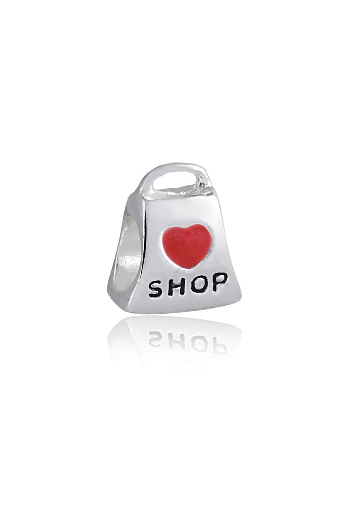 Berloque separador de pulseira pandora Love Shop - PRATA 925