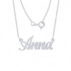 Colar feminino Personalizado Com Nome - PRATA 925