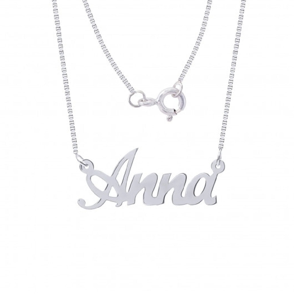 Colar feminino Personalizado Com Nome - PRATA 925