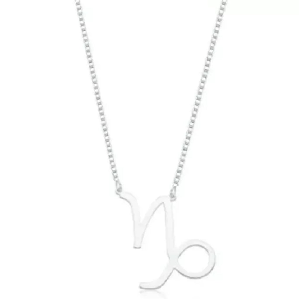 Colar Feminino Signo Capricórnio - PRATA 925
