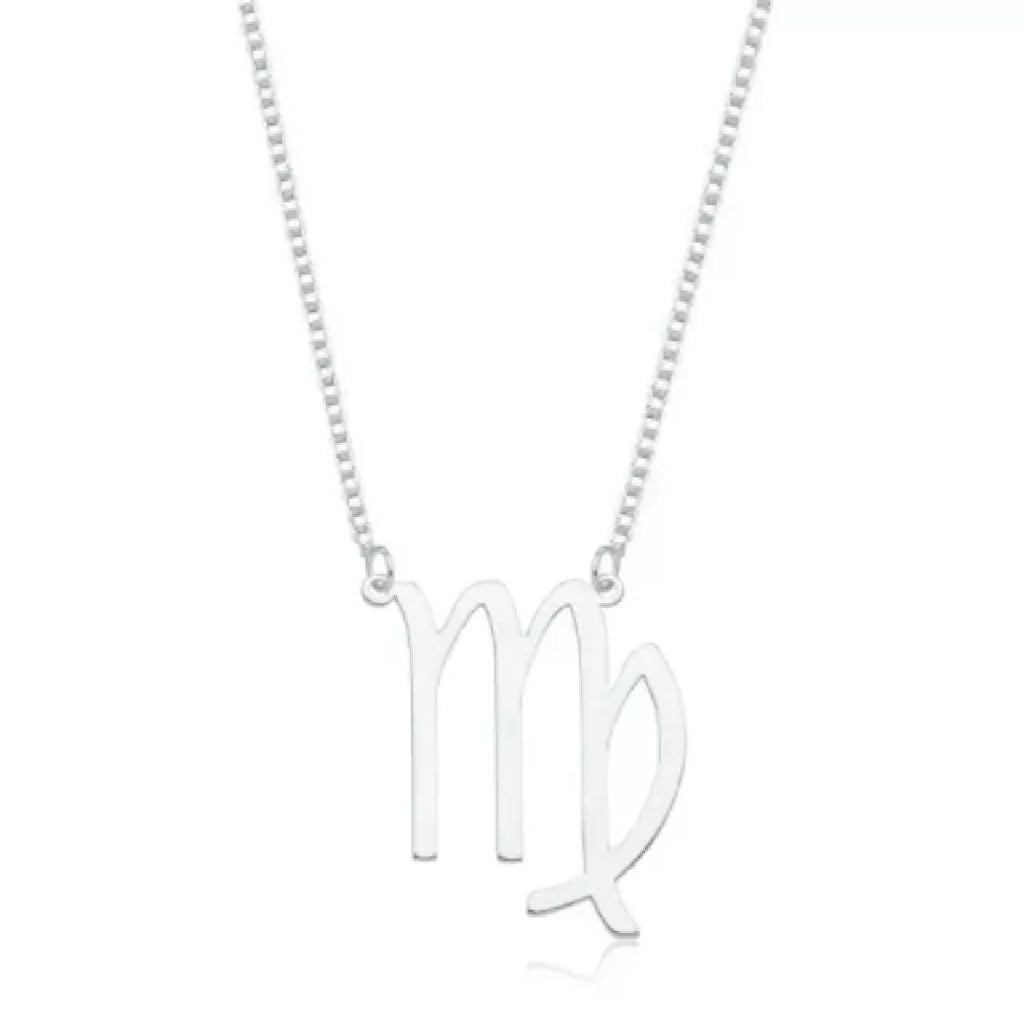 Colar feminino Signo Virgem - PRATA 925