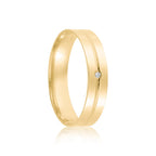 Par de alianças 4mm de casamento ouro 18k