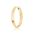 Par de alianças Aria 2mm de casamento ouro 18k