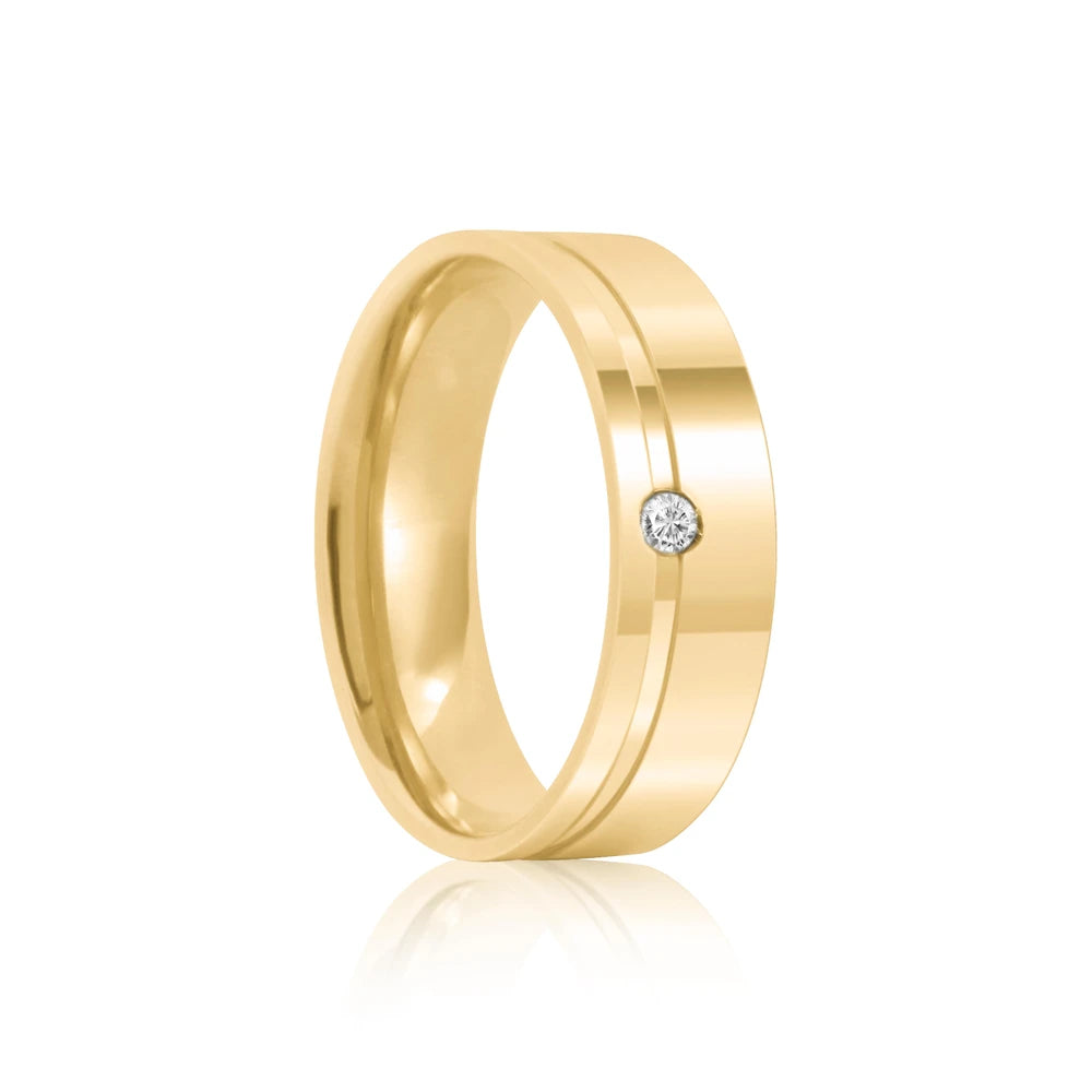 Par de alianças Bali 5mm de casamento ouro 18k