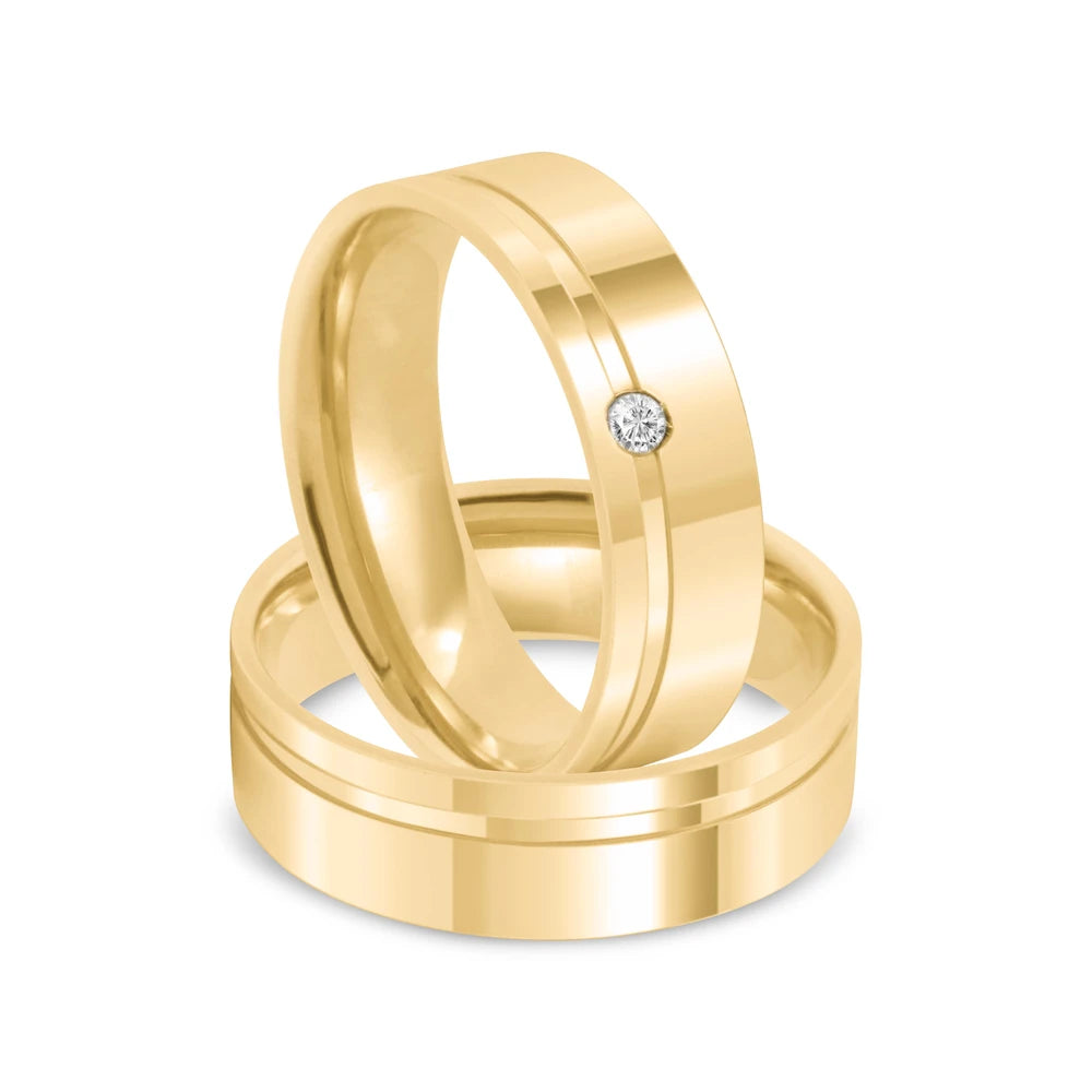Par de alianças Bali 5mm de casamento ouro 18k