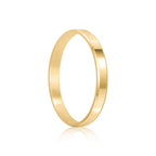 Par de alianças Belle 2mm de casamento ouro 18k