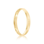 Par de alianças Layla 3mm de casamento ouro 18k