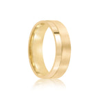 Par de alianças Leah 5mm de casamento ouro 18k