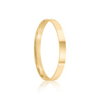 Par de alianças Lily 2mm de casamento ouro 18k