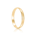 Par de alianças Lucy 2mm de casamento ouro 18k