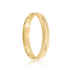 Par de alianças Momo 3mm de casamento ouro 18k