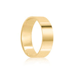Par de alianças Runa 6mm de casamento ouro 18k