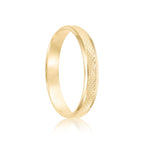Par de alianças Yara 3mm de casamento ouro 18k