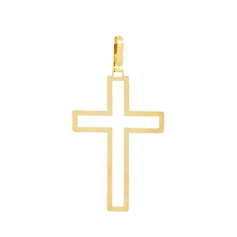 Pingente Unissex Crucifixo - Ouro 18k