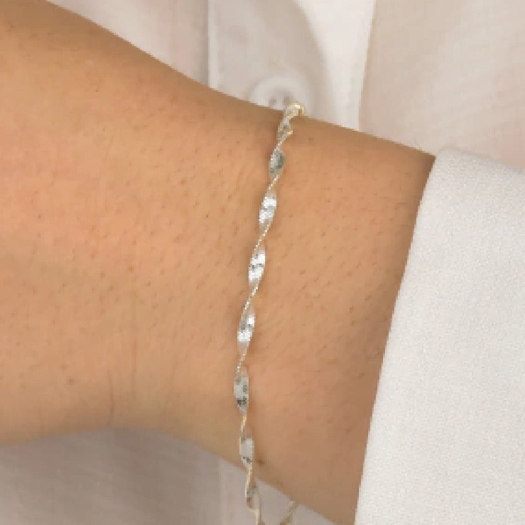 Pulseira Laminada Retorcida