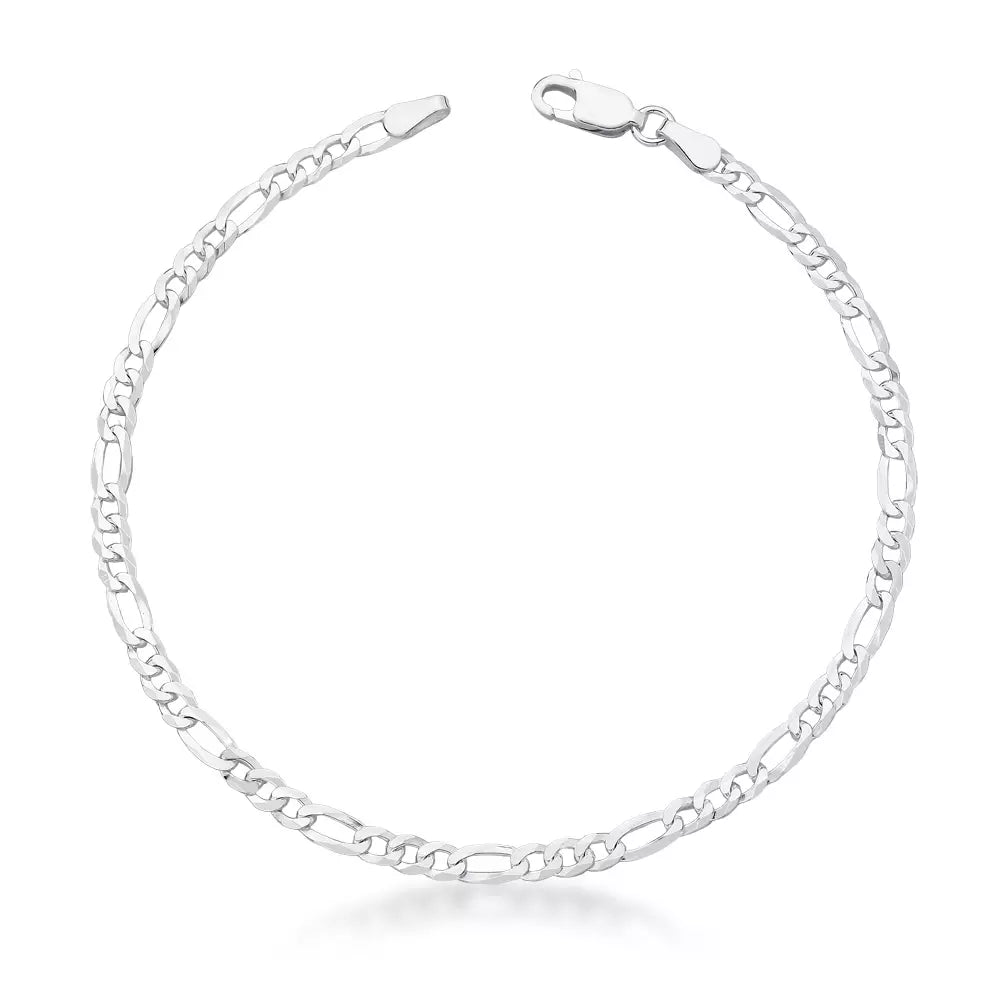 Pulseira Masculina 3X1 3 MM  - PRATA 925