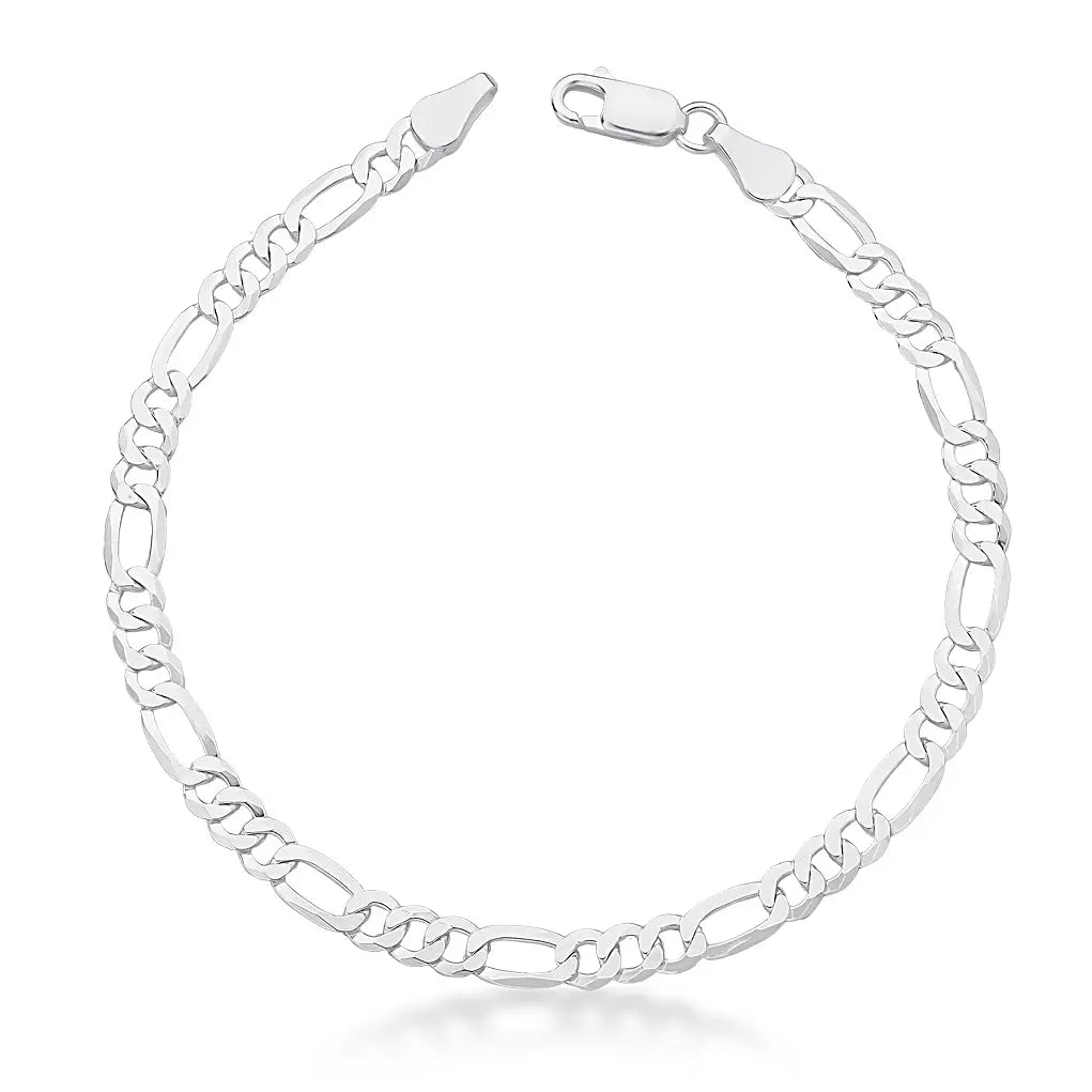 Pulseira masculina 3X1 5 MM  - PRATA 925