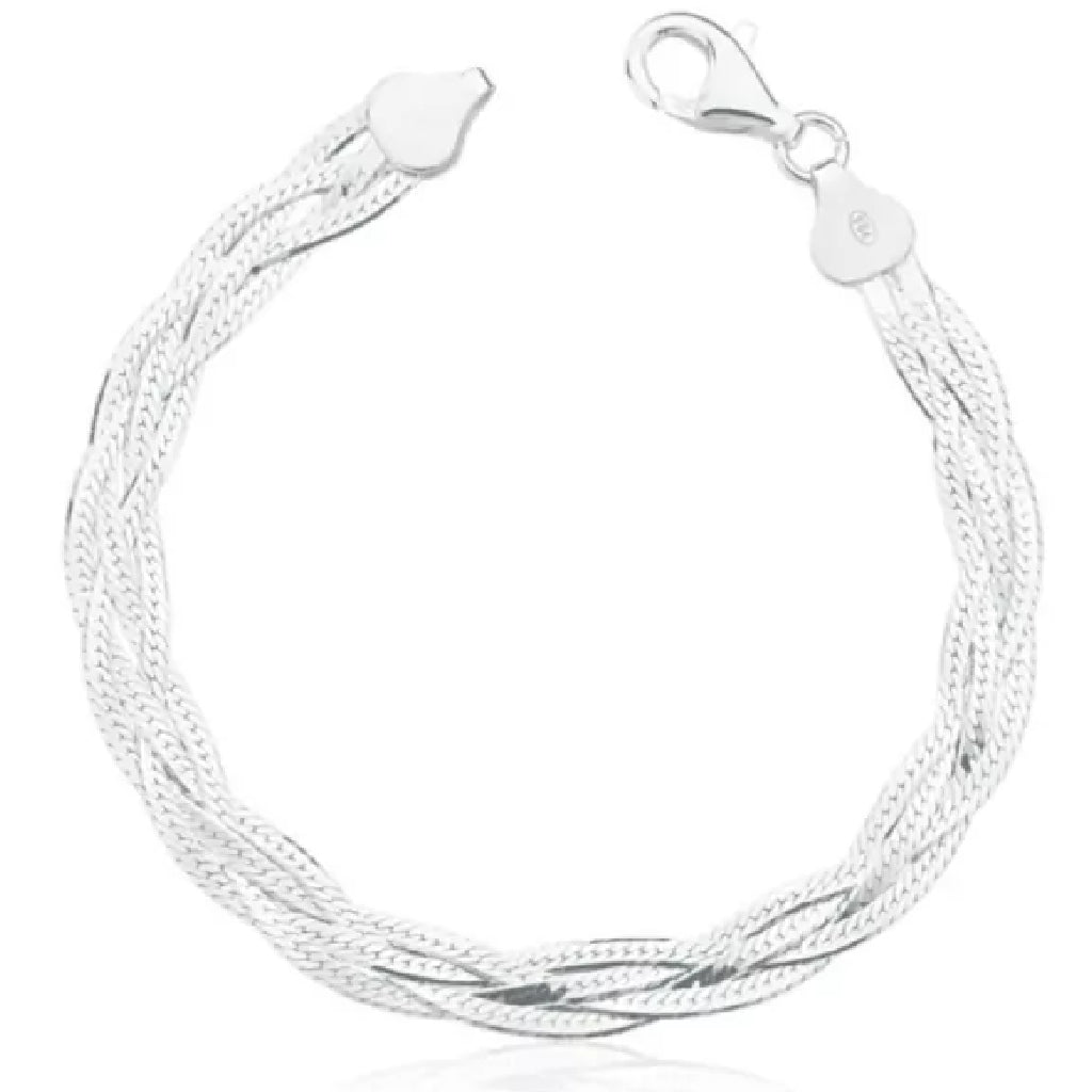 Pulseira Trançada 4 fios